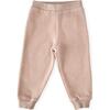 Teddy Fleece Jogger, Rose Pink - Sweatpants - 1 - thumbnail