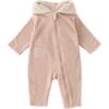 Teddy Fleece Baby Suit, Rose Pink - Fleece & Sherpa Jackets - 1 - thumbnail