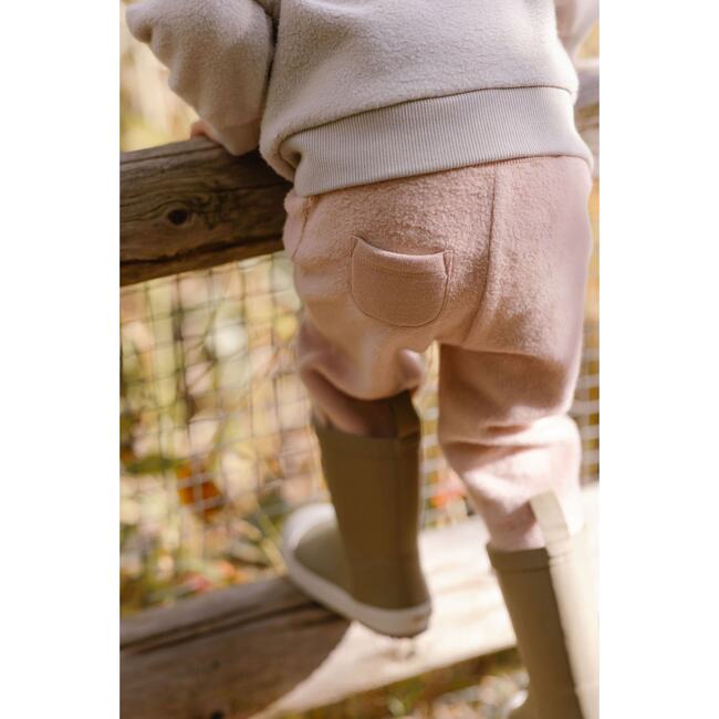 Teddy Fleece Jogger, Rose Pink