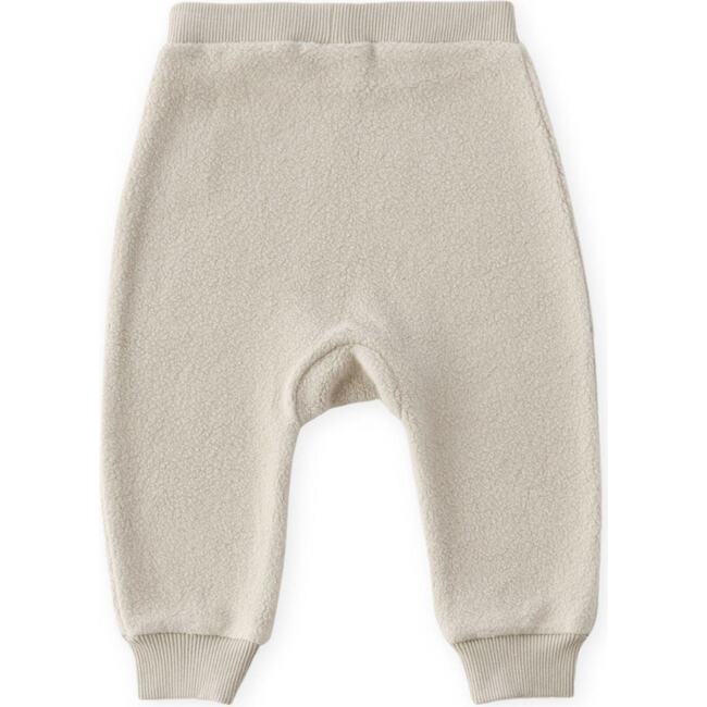 Teddy Fleece Harem Pant, Stone - Sweatpants - 3