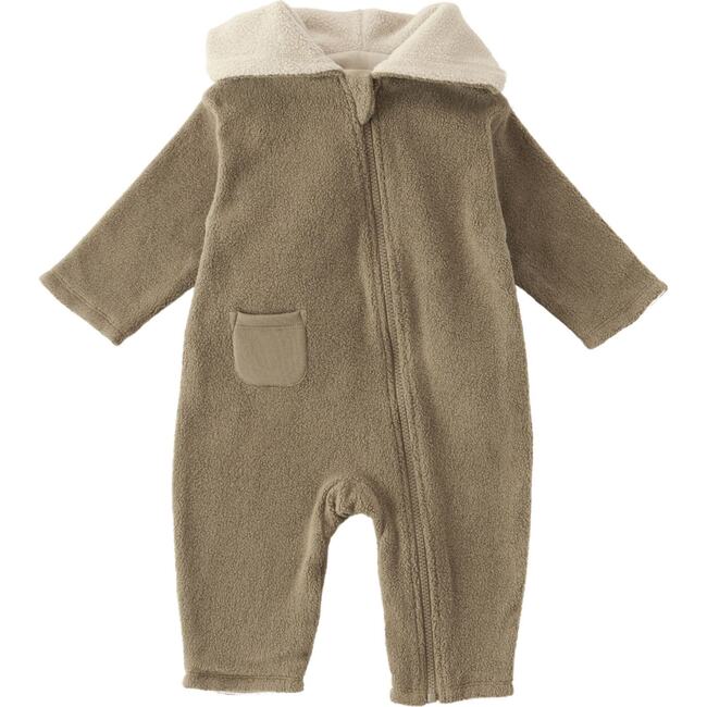 Teddy Fleece Baby Suit, Moss