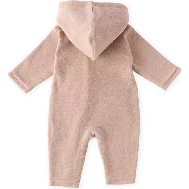 Teddy Fleece Baby Suit, Rose Pink