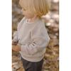 Teddy Fleece Dropped Shoulder Sweatshirt, Stone - Sweatshirts - 2 - thumbnail