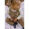 Teddy Fleece Overall, Moss - Overalls - 3