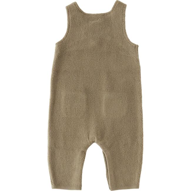 Teddy Fleece Overall, Moss - Overalls - 4