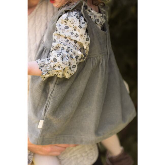 Woven Flutter Neck One-Piece, Forget-Me-Not - Rompers - 7