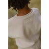 Teddy Fleece Dropped Shoulder Sweatshirt, Stone - Sweatshirts - 6 - thumbnail