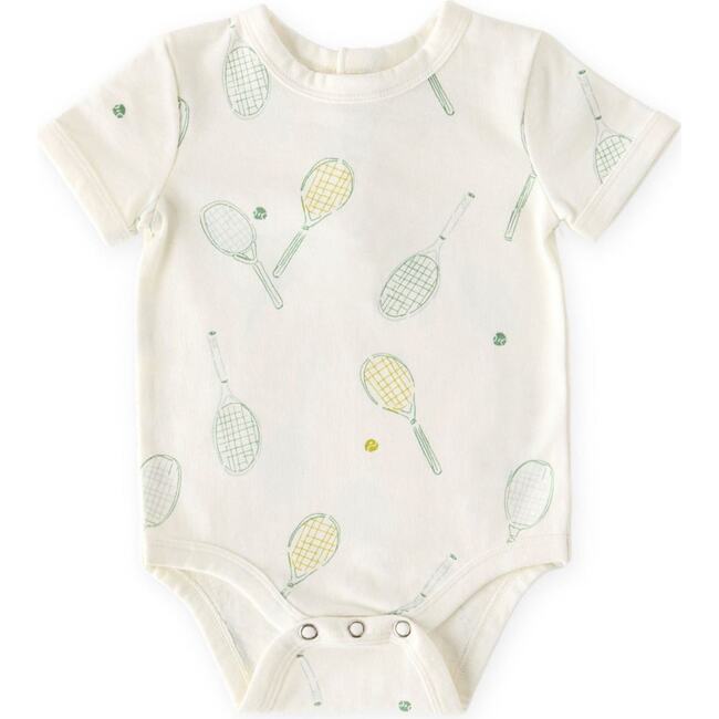 Short Sleeve Henley One-Piece, Doubles