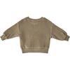 Teddy Fleece Dropped Shoulder Sweatshirt, Moss - Sweatshirts - 6