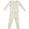 Pointelle Toddler Pajama - Polka Dotty, Natural - Pajamas - 1 - thumbnail