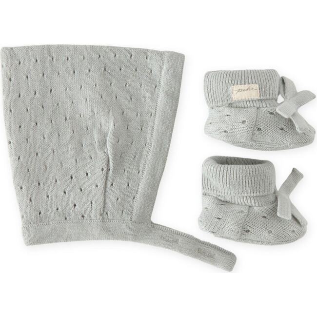 Pointelle Knit Gift Set - Soft Sea, Polka Dotty