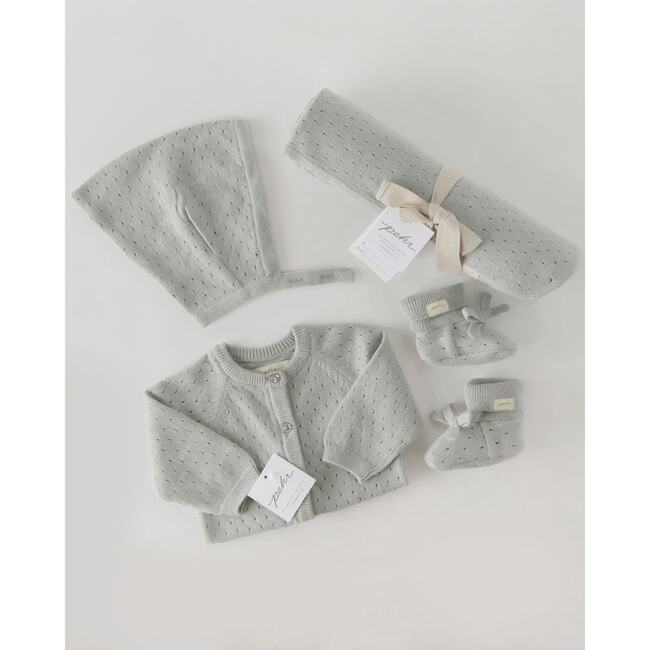 Pointelle Knit Gift Set - Soft Sea, Polka Dotty - Mixed Apparel Set - 3