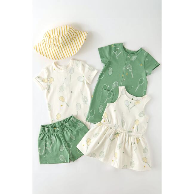 Short Sleeve Henley One-Piece, Doubles - Onesies - 7