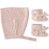 Pointelle Knit Gift Set - Soft Peony, Polka Dotty - Mixed Apparel Set - 2