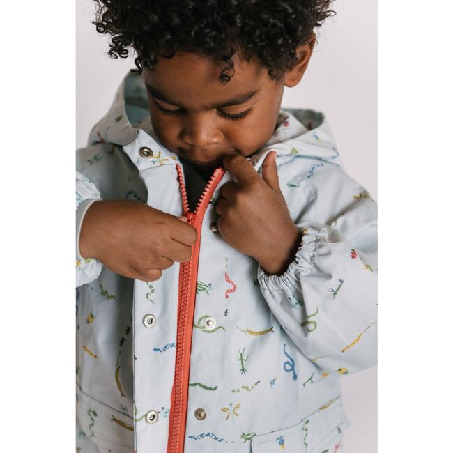 Park Jacket - Crawling Critters Blue, Seal