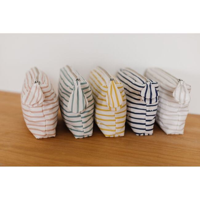 On The Go Mini Pouch, Stripes Away Pebble Grey - Bags - 3