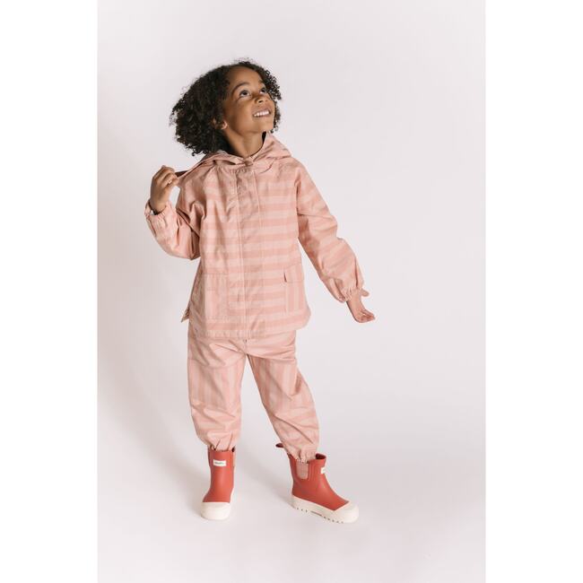 Park Jacket - Pink Sky, Floret - Raincoats - 3