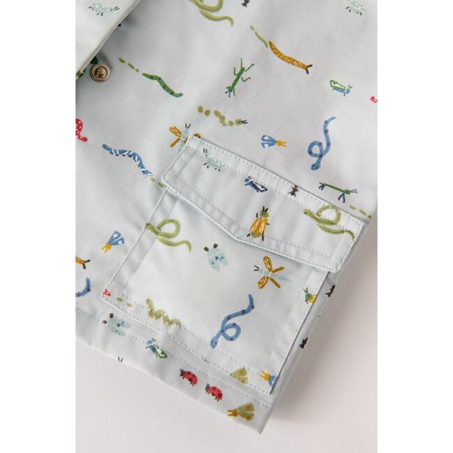 Park Jacket - Crawling Critters Blue, Seal - Raincoats - 4