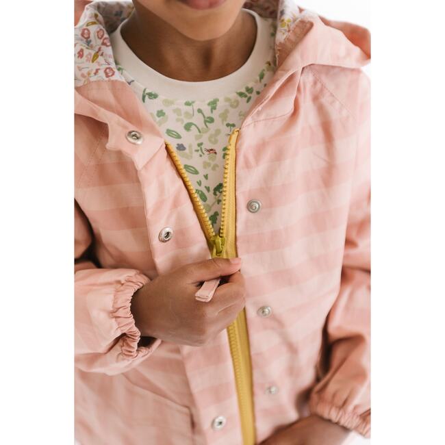 Park Jacket - Pink Sky, Floret - Raincoats - 4