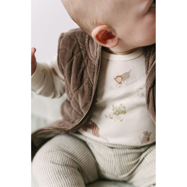 Lap Shoulder One-Piece, On the Farm - Onesies - 7