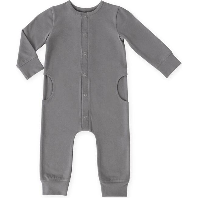 Essentials Romper, Charcoal