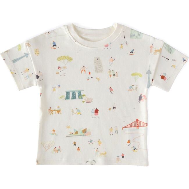 Dropped Shoulder T-Shirt, Explore the World