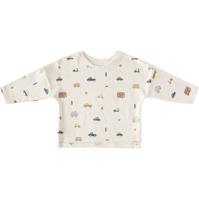 Dropped Shoulder Long Sleeve Top, Rush Hour