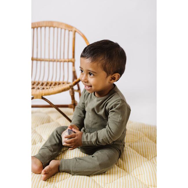 Essentials Romper, Olive - Rompers - 3