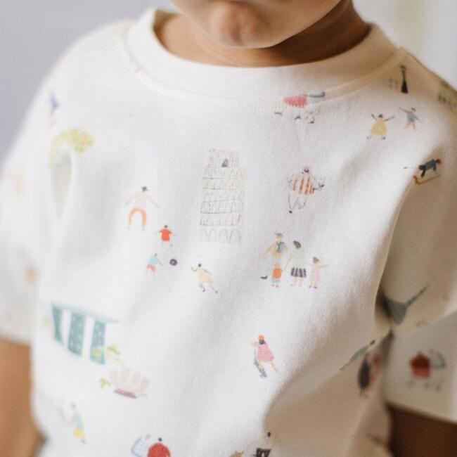 Dropped Shoulder T-Shirt, Explore the World