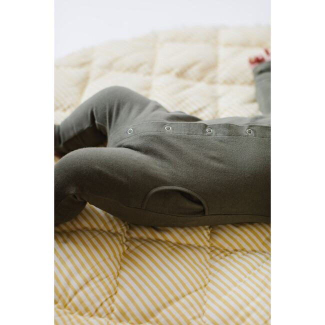 Essentials Romper, Olive - Rompers - 4