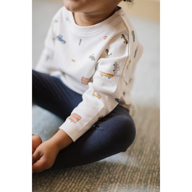 Dropped Shoulder Long Sleeve Top, Rush Hour - Shirts - 3