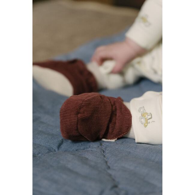 Corduroy Bootie, Mulberry