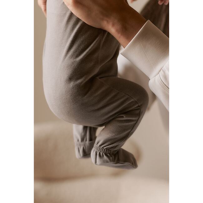 Essentials Baby Sleeper - Charcoal, Pale Pink - Pajamas - 7