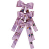Kaxi Oval Gem Bow, Pink - Hair Accessories - 1 - thumbnail