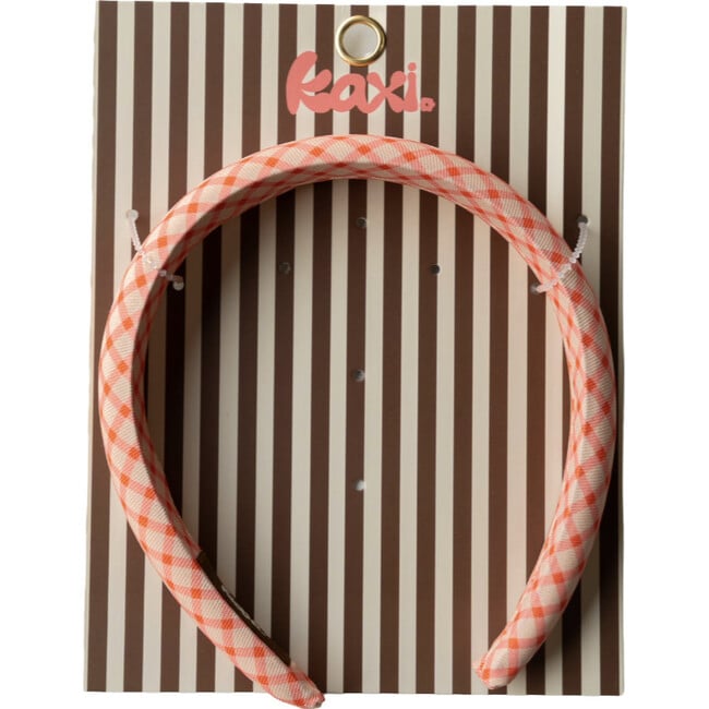 Kaxi Girlhood Plaid Skinny Padded Headband