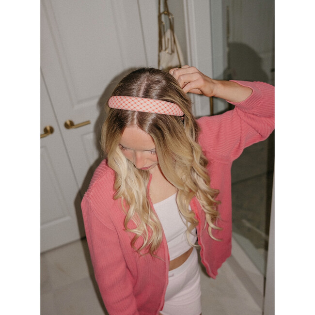 Kaxi Girlhood Plaid Skinny Padded Headband