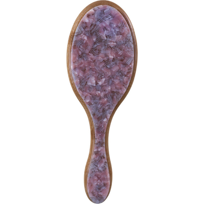 Kaxi Custom Engraved Wooden Brush, Pink Pearl