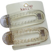 Kaxi 2 Pack Lay Down Claws, Clear - Hair Accessories - 1 - thumbnail