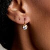 Bezel Drop Earrings - Earrings - 3 - thumbnail