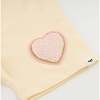 Heart Patch Jersey Biker Shorts, Butter - Shorts - 6 - thumbnail