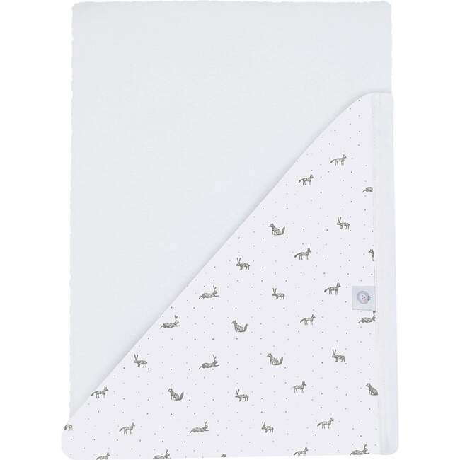 Little Gray Rabbit Hooded Towel
