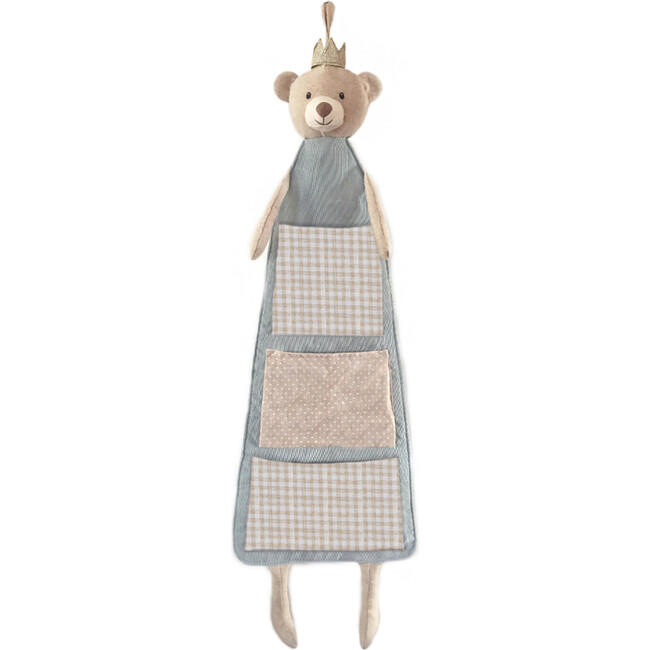 Prince Bear Hanging Fabric Organizer