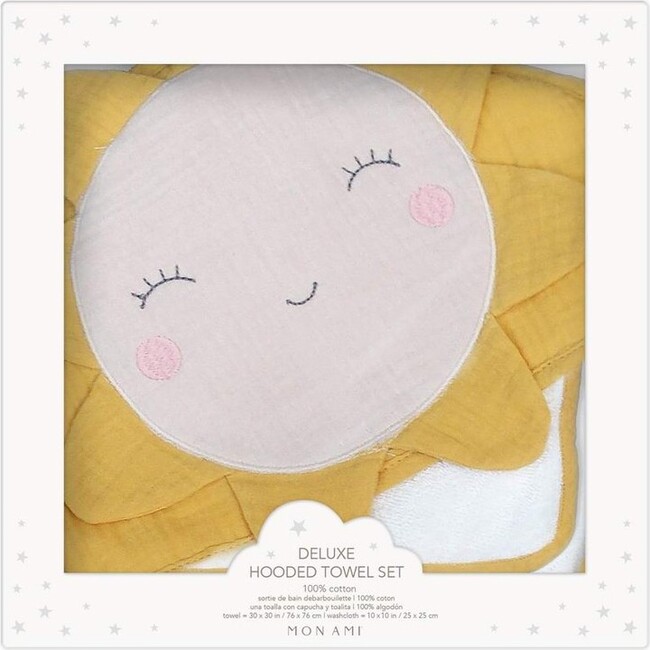 Petit Sun Towel And Washcloth Set - Towels - 3
