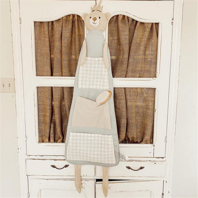 Prince Bear Hanging Fabric Organizer