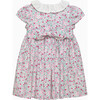 Catherine Smocked Dress, Pink Floral - Dresses - 2 - thumbnail