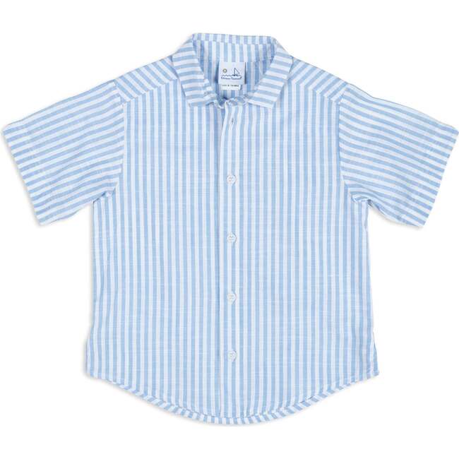 Linen Look Camp Shirt