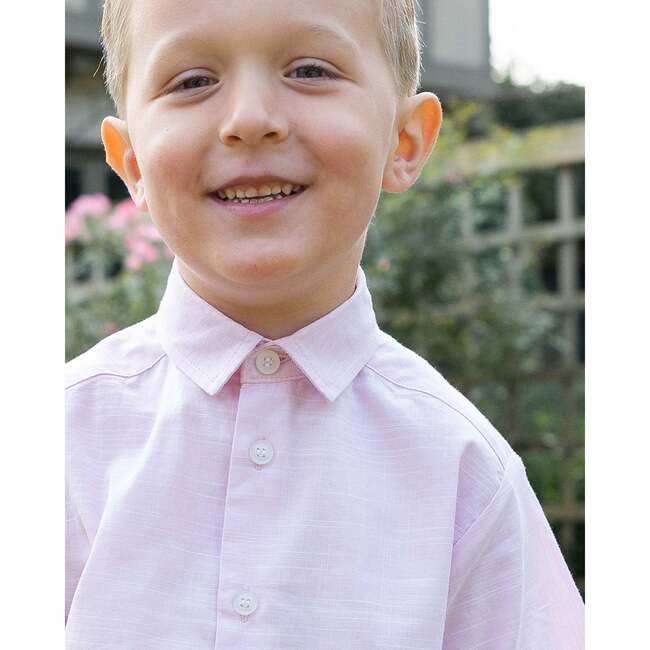 Linen Look Camp Shirt