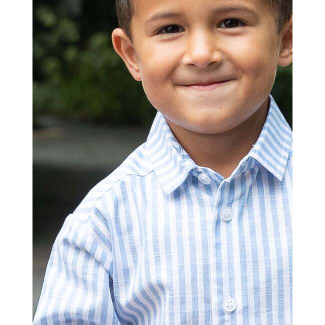 Linen Look Camp Shirt