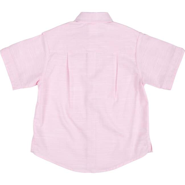 Linen Look Camp Shirt - Button Downs - 3