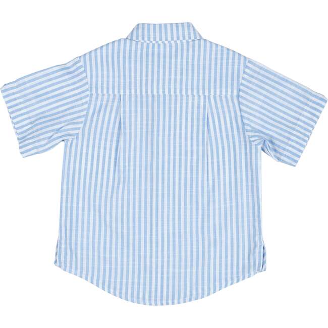 Linen Look Camp Shirt - Button Downs - 3